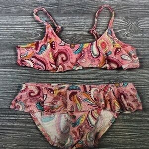 Paisley Pink Kids Swim Bikini